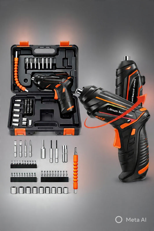 Rechargeable Lithium Electric Screwdriver Tool Kit (All-in-One Set) – With 12 Months Warranty