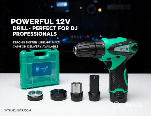 Wireless Cordless Drill Machine Kit
