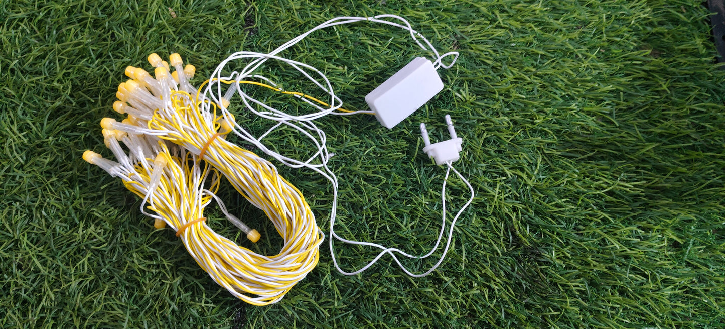 45 Feet LED Serial Light (8mm Bulb, Pure Copper Wire, Made in India) – Decorative Jhilmil Light for DJ, Party & Festival Use
Min order 1 Box