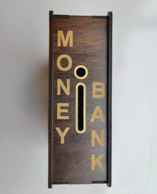 Wooden Saving Challenge Box – ₹1,00,000 Target | Daily Savings Box (₹100-₹500 Slips Marked)