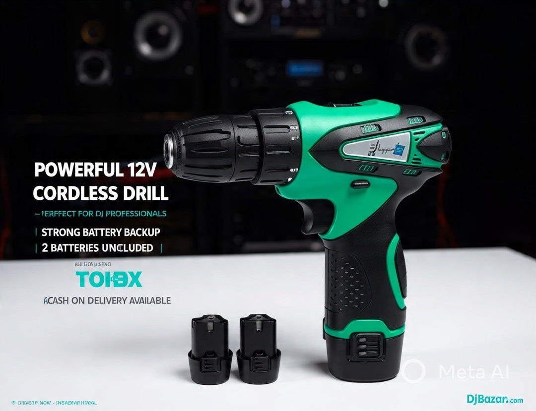 Wireless Cordless Drill Machine Kit