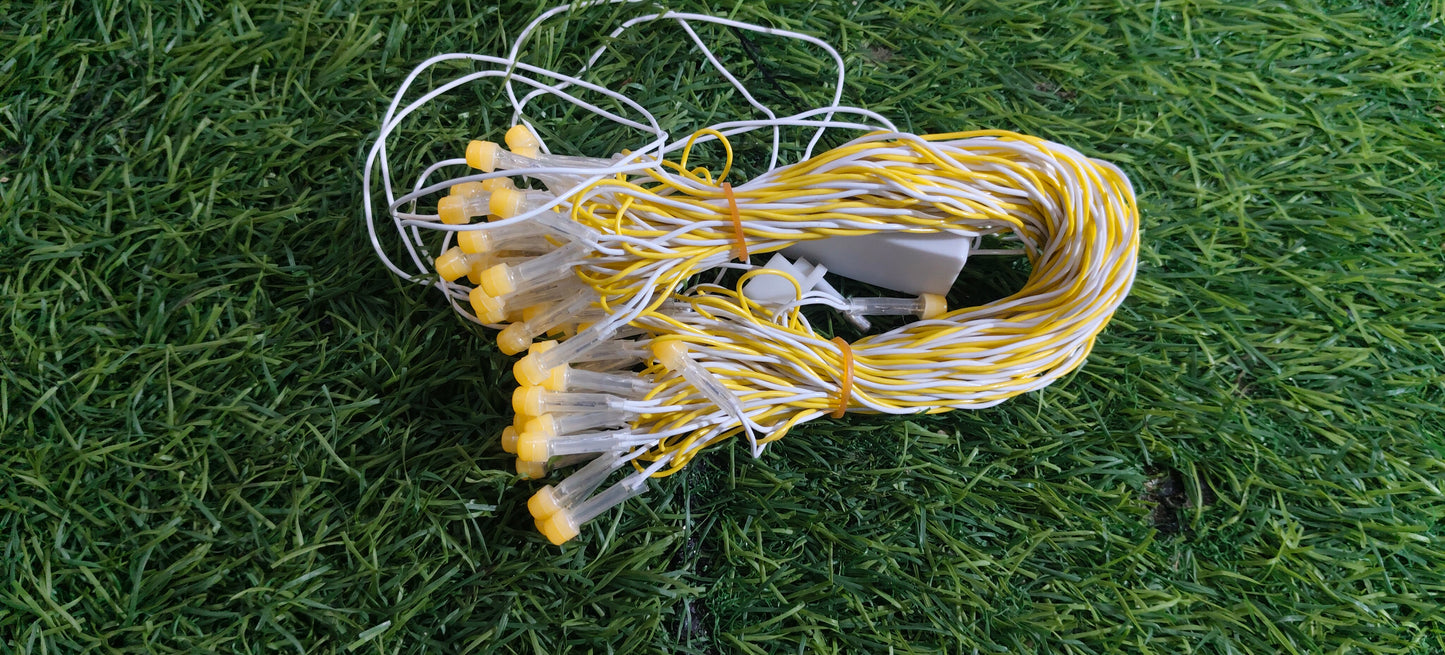 45 Feet LED Serial Light (8mm Bulb, Pure Copper Wire, Made in India) – Decorative Jhilmil Light for DJ, Party & Festival Use
Min order 1 Box